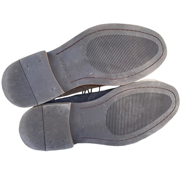 Vionic Bowery Bruno Suede Leather Oxford Shoe Men’s Size 10.5 Charcoal Gray GUC - Picture 6 of 12